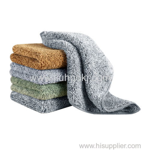 Thickened Fiber Dish Cloths Super Absorbent and Lint Free Kitchen Scrubbing Towels for Cleaning Washing Dishes