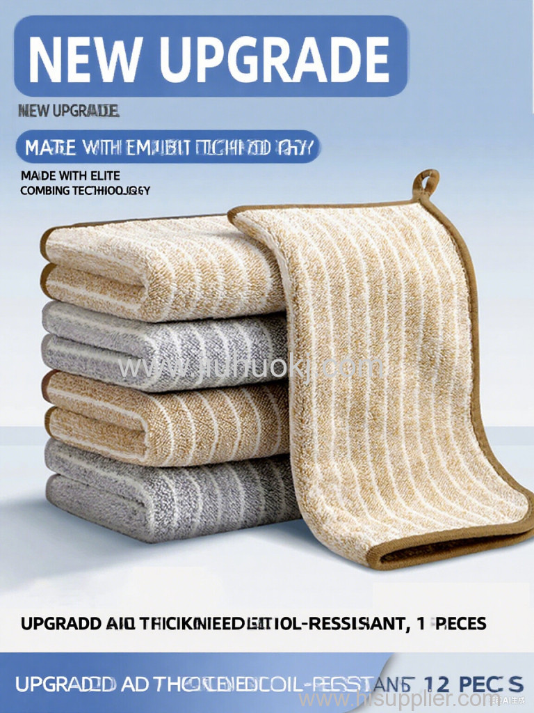 Non Stick Kitchen Dish Cloth Easy Clean Absorbent Lint Free Cleaning Towel for Washing Dishes