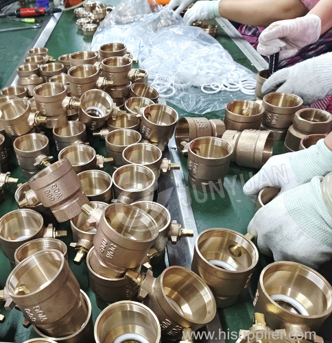 Female Thread 4" Bronze Ball Valve with Copper Handle High-Temperature Control Customizable OEM for Water Gas Oil