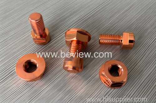 Stud and Flange Nut using in the battery
