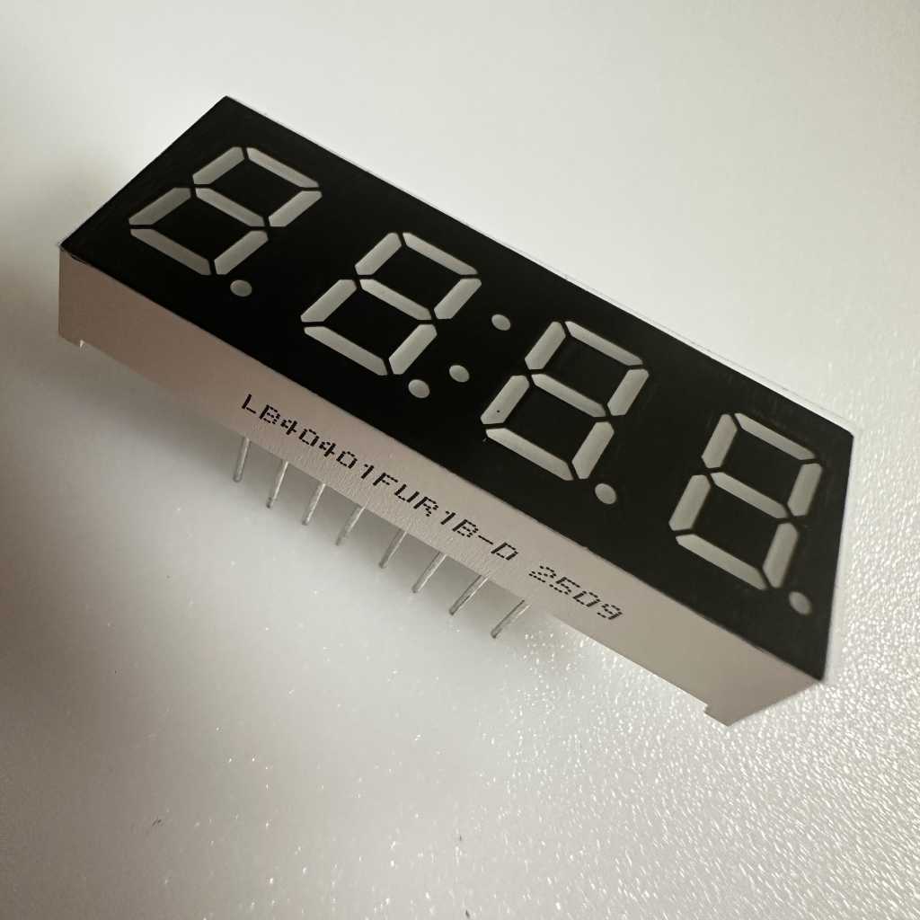 Ultra bright Red 4 Digit 0.4inch 7 Segment LED Display Common cathode 16 PIN for home appliances