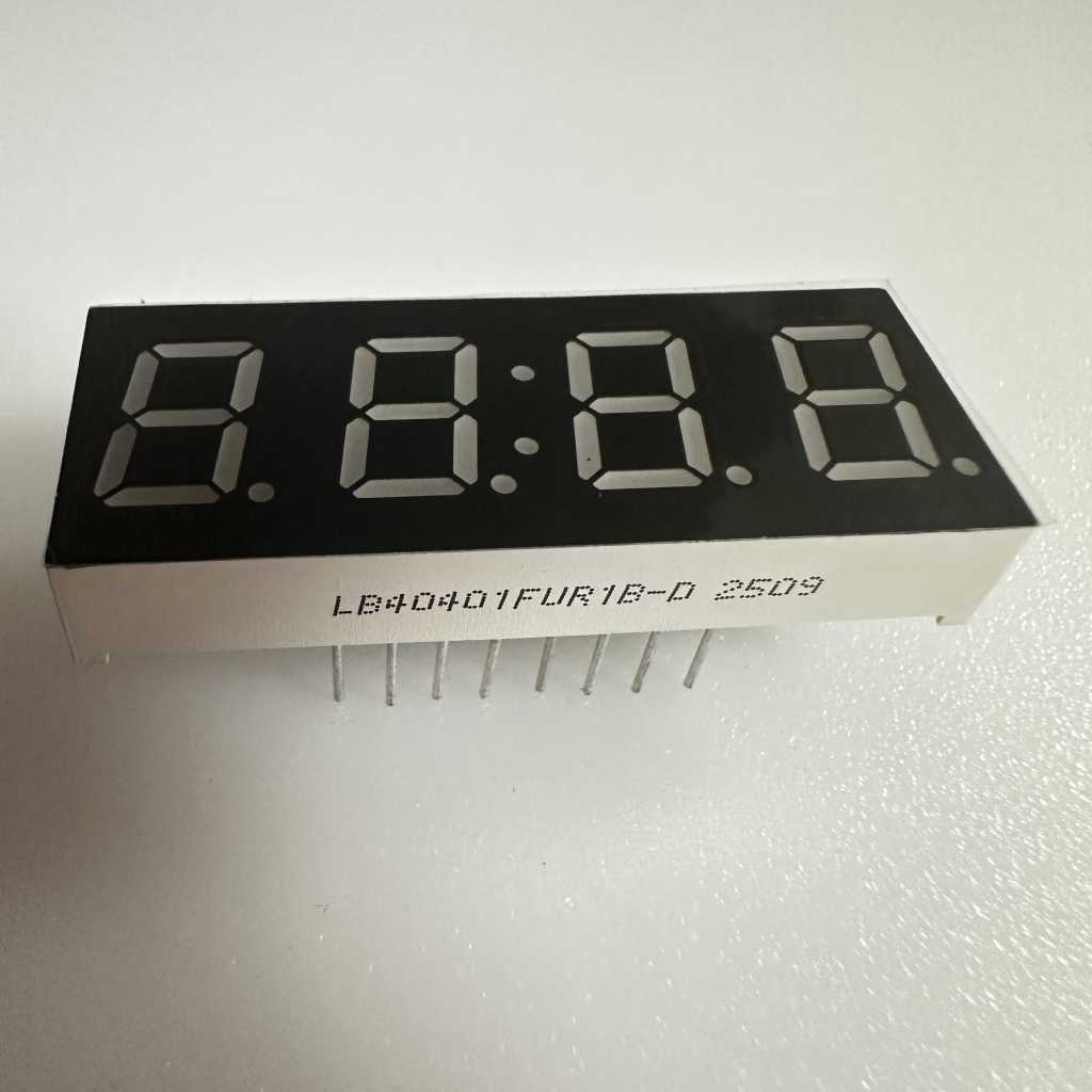 Ultra bright Red 4 Digit 0.4inch 7 Segment LED Display Common cathode 16 PIN for home appliances