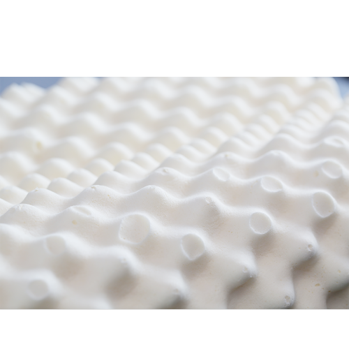 Konfurt Natural latex pillow Contour shape latex pillow with Pu Foam or Cutting Foam