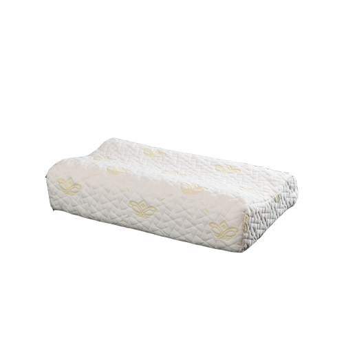 Konfurt Natural latex pillow Contour shape latex pillow with Pu Foam or Cutting Foam