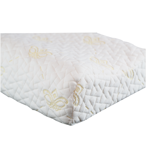 Konfurt Natural latex pillow Contour shape latex pillow with Pu Foam or Cutting Foam
