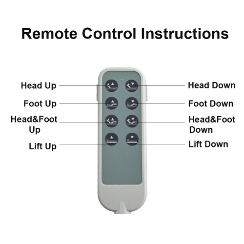 Konfurt Hi Low Electric Adjustable Bed Head Raise and Foot Down with Castors