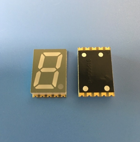 Ultra Blue 0.56" Single Digit 7 Segment LED Display for Appliances
