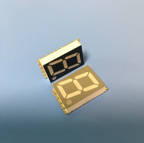 Ultra Blue 0.56" Single Digit 7 Segment LED Display for Appliances