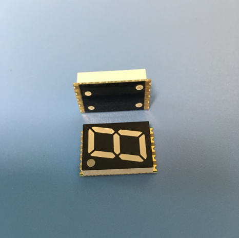 Ultra Blue 0.56" Single Digit 7 Segment LED Display for Appliances