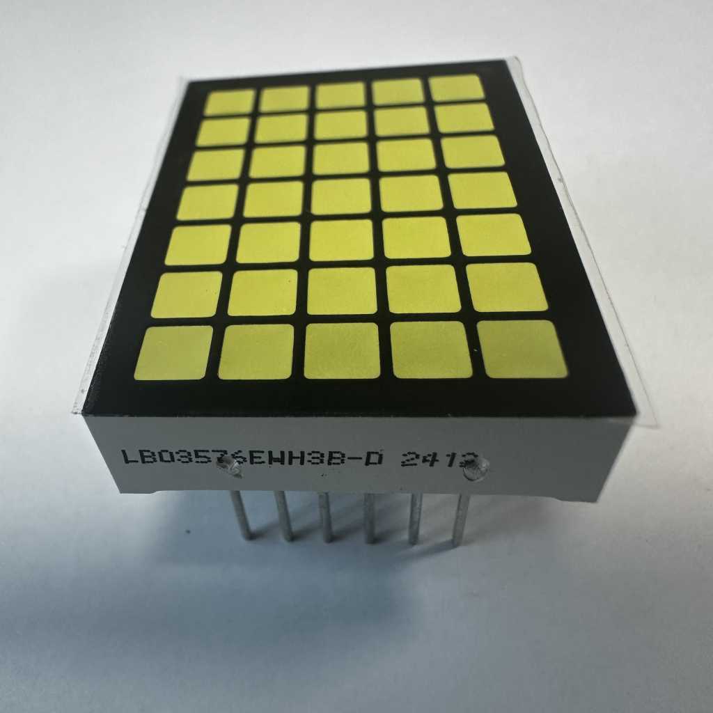 Low-Profile White LED Matrix for Elevators 8 x 8 Dot Matrix LED Display