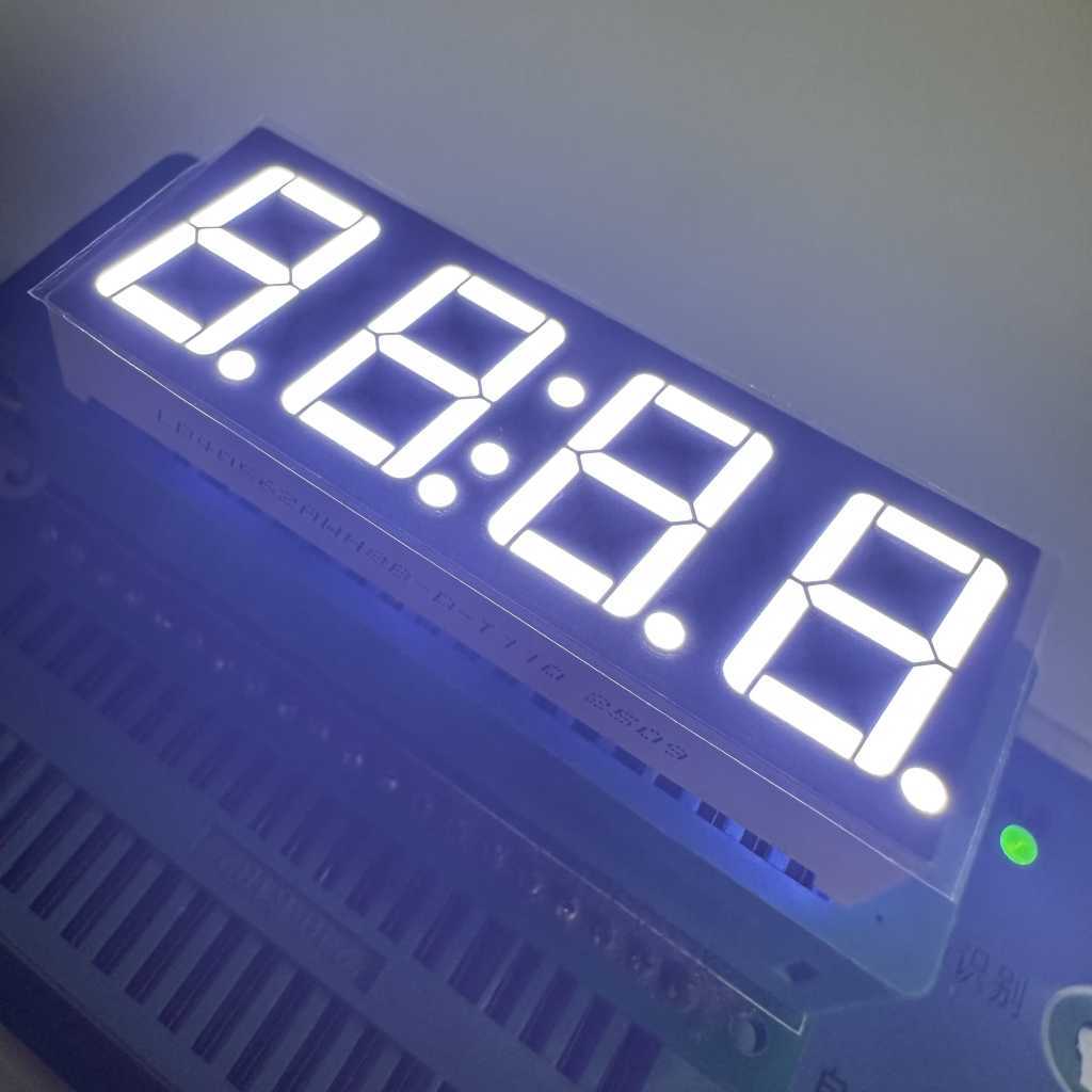 Ultra bright White 14.2mm 4 Digit 7 Segment LED Clock Display common anode for Heating/Cooling Temperatur