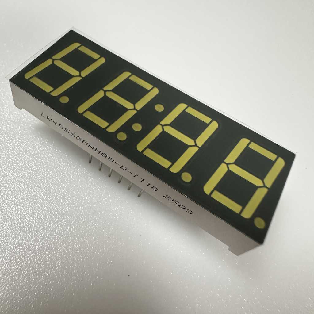Ultra bright White 14.2mm 4 Digit 7 Segment LED Clock Display common anode for Heating/Cooling Temperatur
