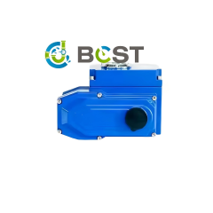 Control Angle Electric Actuator Valve Safety Cast Alloy Material