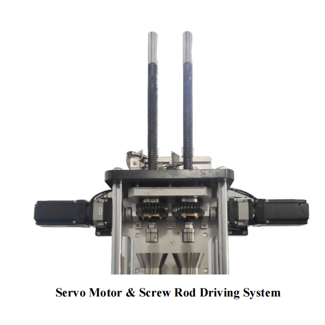Plunger-type melt spinning machine