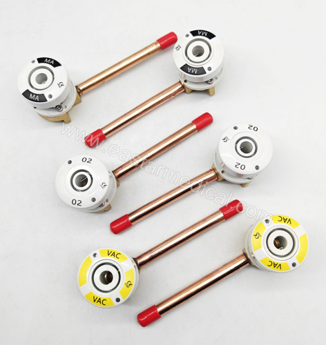 VAC MA O2 British Standard Medical Gas Outlets for Vacuum / Medical Air / Oxygen
