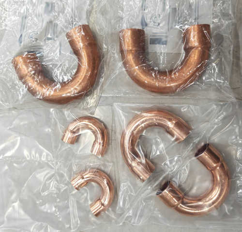 Medical Degreased Copper Fittings Short Radius Copper 90 Degree Elbow Pressure Copper Fitting