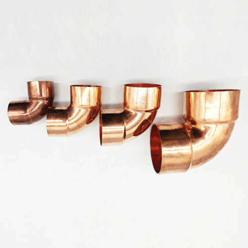 Medical Degreased Copper Fittings Short Radius Copper 90 Degree Elbow Pressure Copper Fitting
