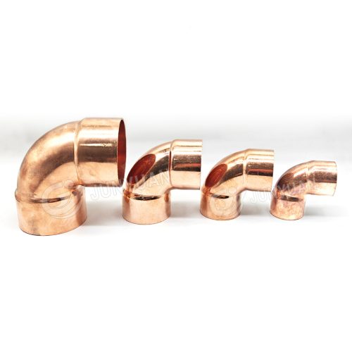 Medical Degreased Copper Fittings Short Radius Copper 90 Degree Elbow Pressure Copper Fitting