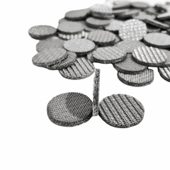 Stainless steel sintered wire mesh filter disc