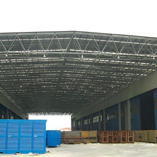 Customizable Steel Space Frame for Industrial Plants