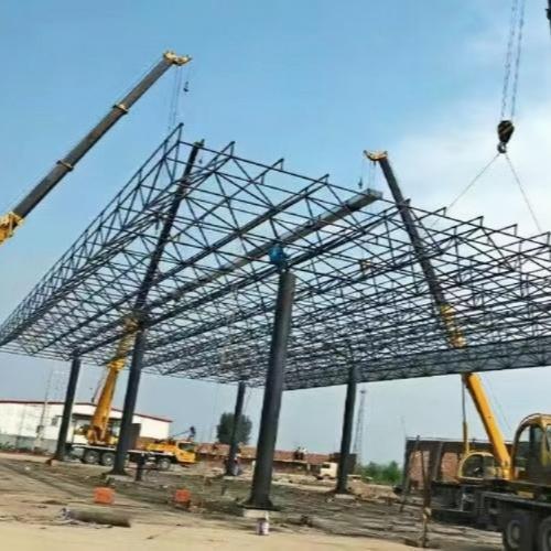 Custom Steel Space Frame Roof System for Gas Station Canopies