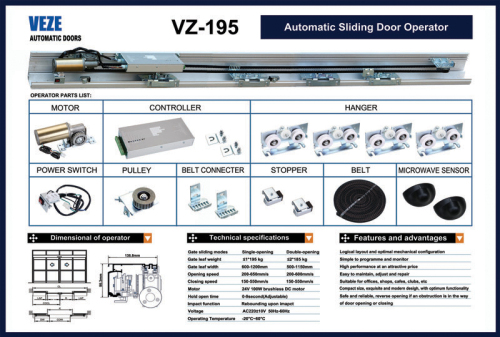 VEZE Sliding Door operators