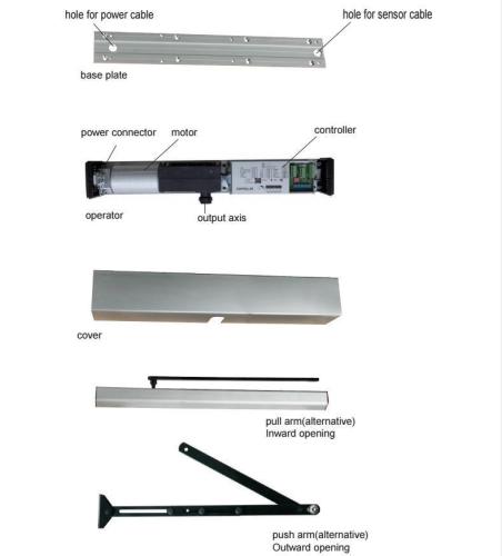 Automatic swing door openers