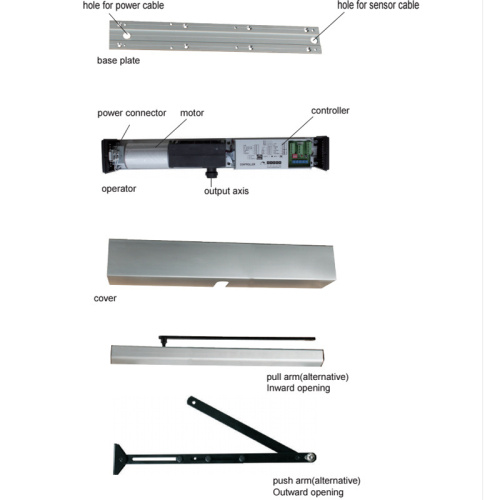 Automatic swing door openers