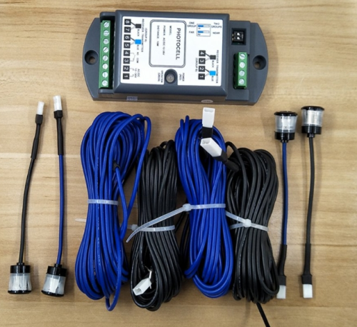 Automatic door beam sensor