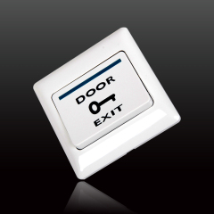Plastic push button for automatic doors