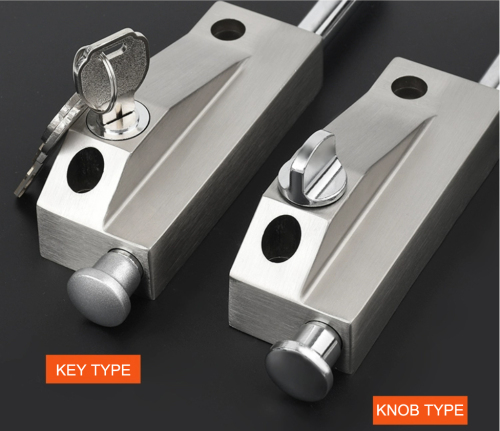 Automatic door manual bolt lock