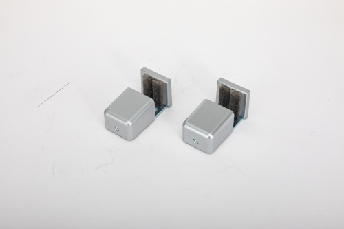 automatic door floor guide for framed doors