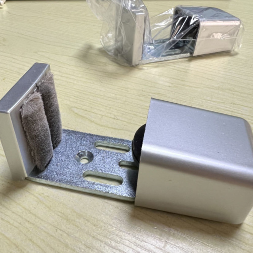 automatic door floor guide for framed doors