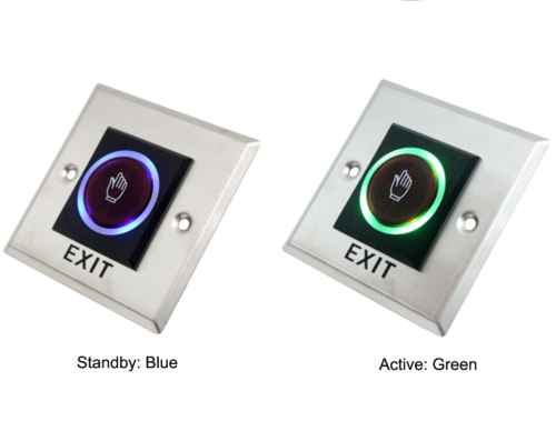 Stainless steel infrared sensor exit button / No touch exit sensor