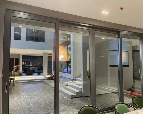 automatic slide doors for factory building