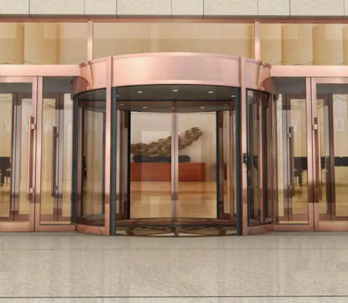 2-3 and 4 wing automatic revolving doors