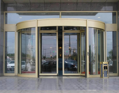 Automatic curved sliding door operator