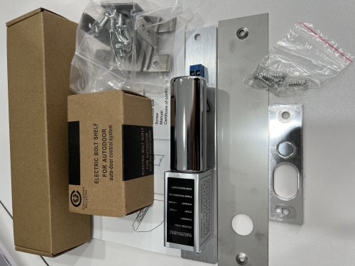 Electric bolt lock for automatic swing doors