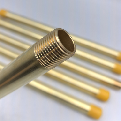 C36000 Brass Nipple Brass Pipe Fitting Threaded Long Nipple Tube Fittings NPT Male 12-inch 14-inch Length Nipple