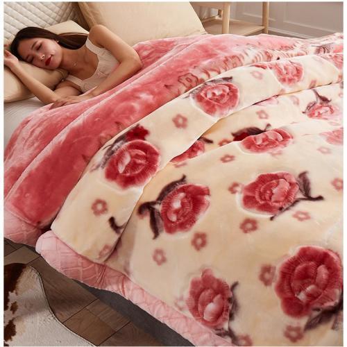 Eco Friendly & Safety Certified Raschel Throw 0 Fluorescent No Formaldehyde Plush for Bed Sofa All Season