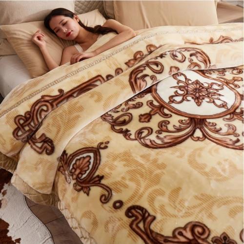 Eco Friendly & Safety Certified Raschel Throw 0 Fluorescent No Formaldehyde Plush for Bed Sofa All Season