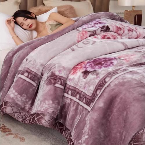 Eco Friendly & Safety Certified Raschel Throw 0 Fluorescent No Formaldehyde Plush for Bed Sofa All Season