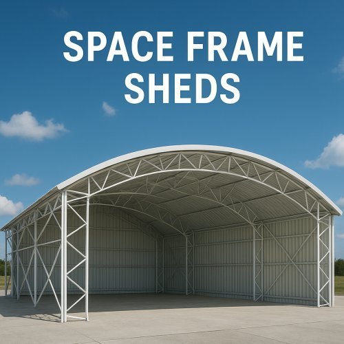 Industrial Space Frame Sheds for Large-Span Roofing