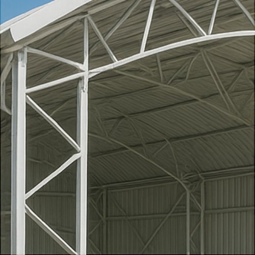 Industrial Space Frame Sheds for Large-Span Roofing