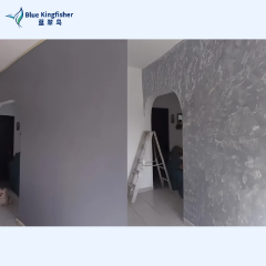 High-end wall plaster Venetian plaster art paint Blue Kingfisher manufacturer wholesale