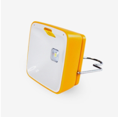 Solar-powered portable lighting lamp