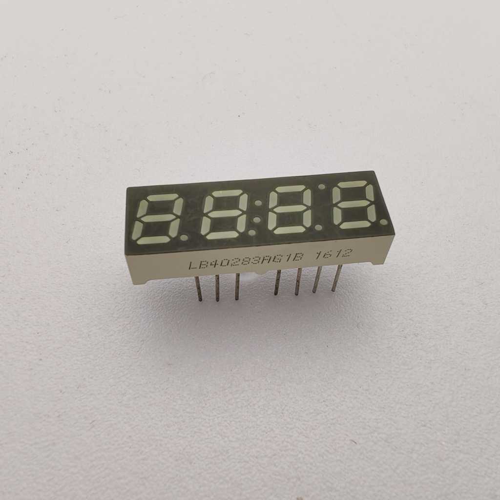 Pure Green 4 Digit 7 Segment LED Display for Timer Control