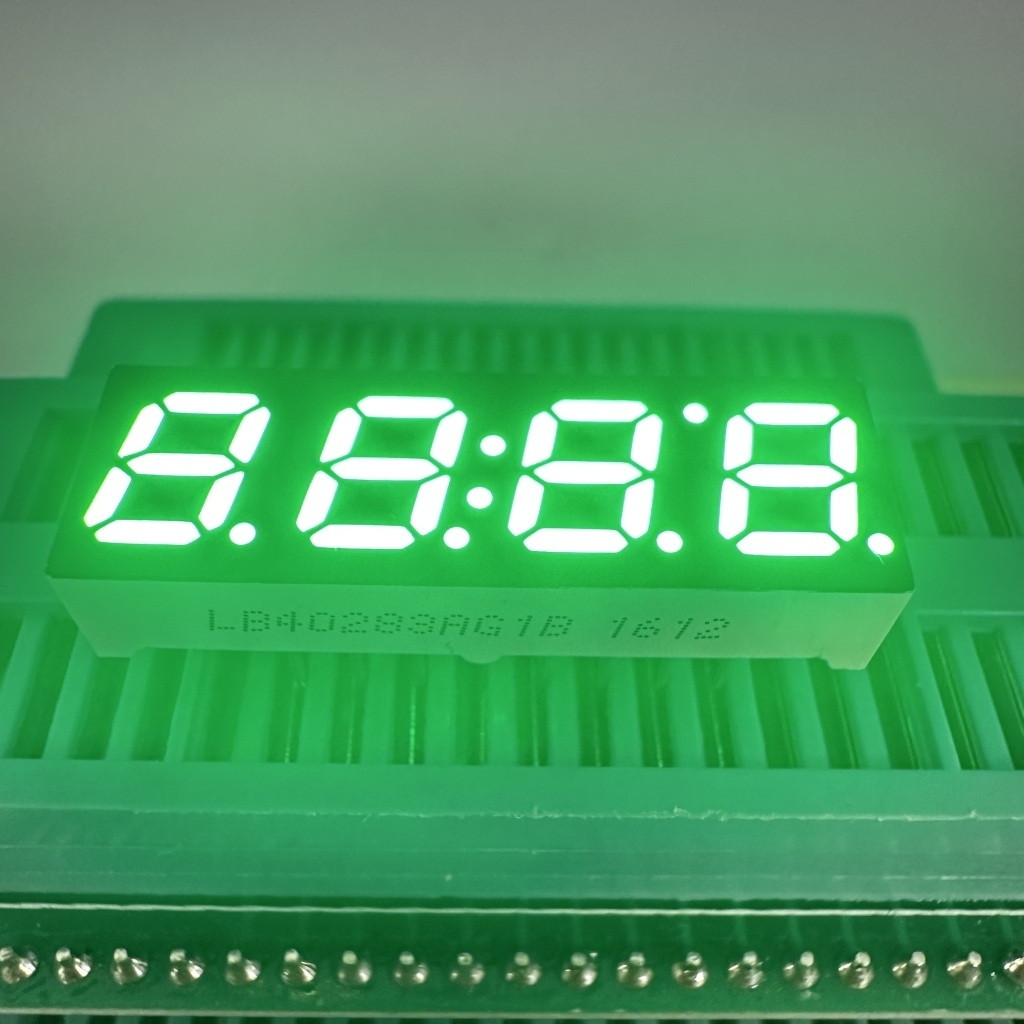 4-Digit Pure Green 7-Segment LED Display for Timer Control