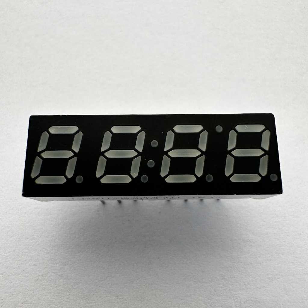 4-Digit Pure Green 7-Segment LED Display for Timer Control