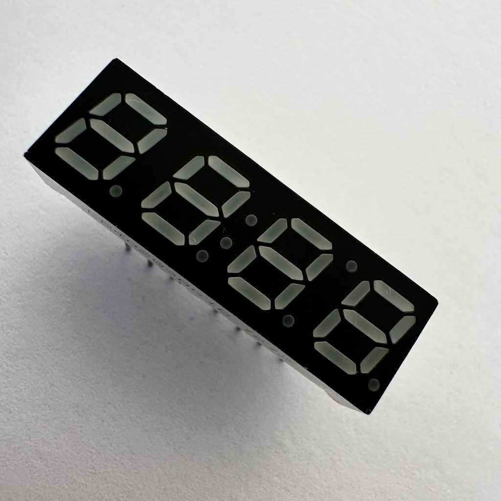 4-Digit Pure Green 7-Segment LED Display for Timer Control